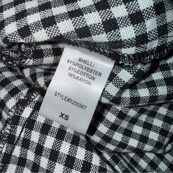 Pomander‎ Place Abigail Gingham Dress Black White Size XS - Picture 9 of 10